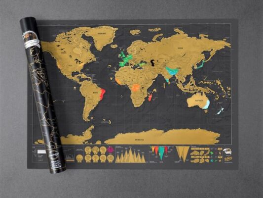 Scratch the World Travel Edition Map