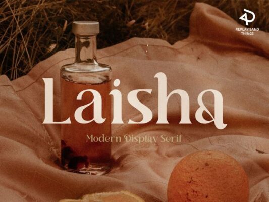 Laisha Display Font