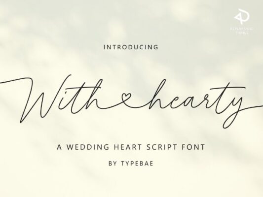 Haearty Script & Handwritten Font