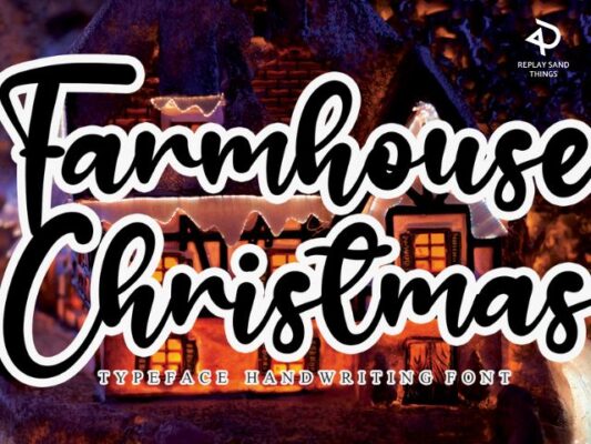 Farmhouse Christmas Font