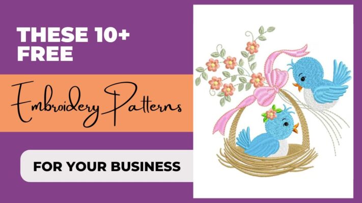 These 10+ Free Embroidery Patterns for Your Business